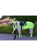 2022 Hy Equestrian Reflector Mesh Exercise Sheet 2303 - Yellow
